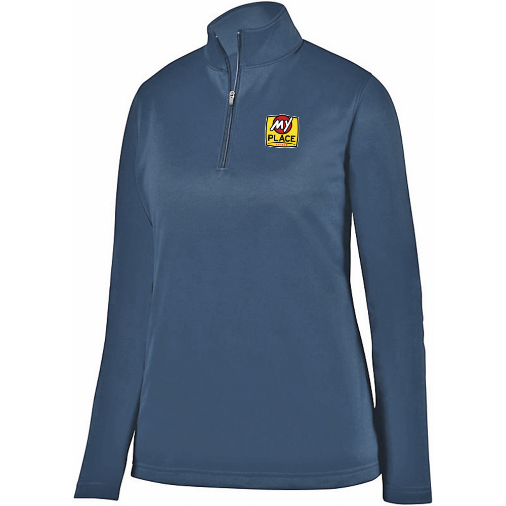 Women's Wicking Fleece Quarter-Zip Pullover | My Place Uniforms