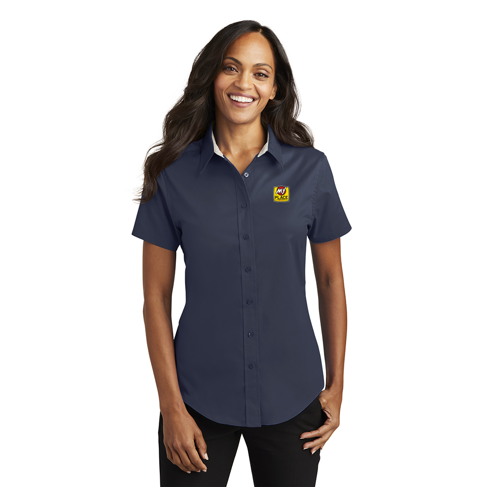 Ladies Short Sleeve Easy Care Shirt | My Place Uniforms