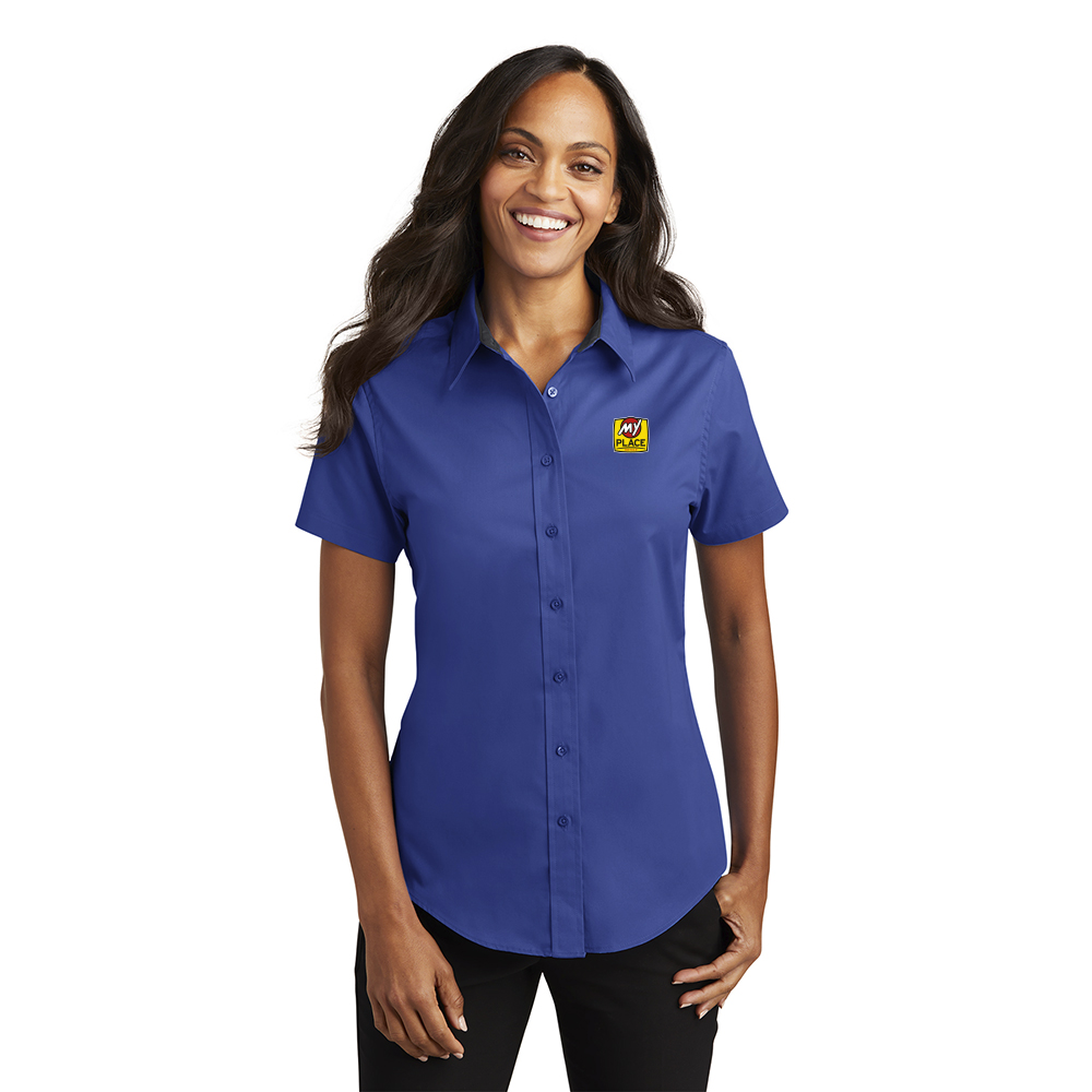 Ladies Short Sleeve Easy Care Shirt | My Place Uniforms