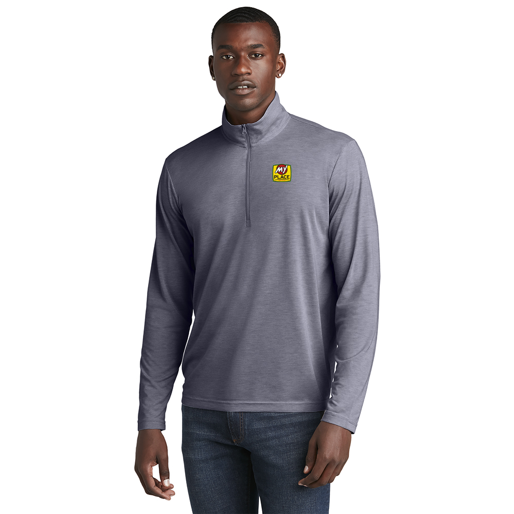 PosiCharge Tri-Blend Wicking 1/4-Zip Pullover | My Place Uniforms